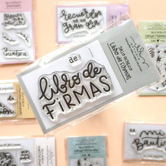 SELLO LIBRO DE FIRMAS (5X7) - BBC  Y EVENTOS - IMPERDIBLES - SCRAPBOOKING