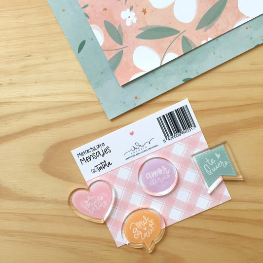 METACRILATO MENSAJES - TATITA - SCRAPBOOKING