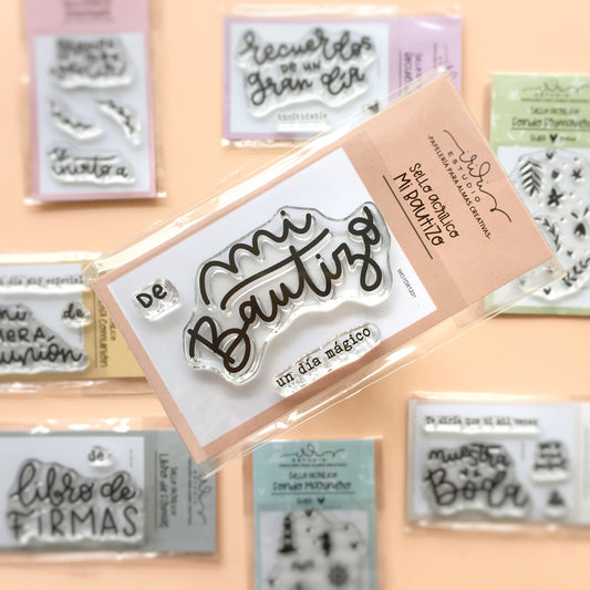 SELLO MI BAUTIZO (5X7) - BBC Y EVENTOS - IMPERDIBLES - SCRAPBOOKING