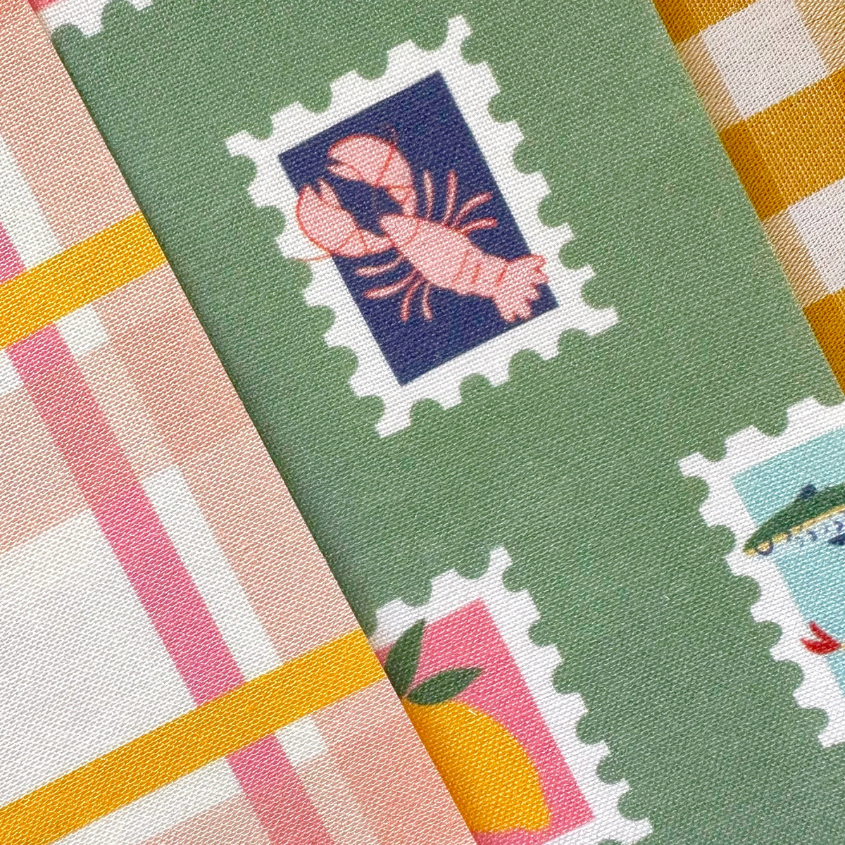 PACK 2 TELAS DE ENCUADERNAR POSTALES - DOLCE VITA - SCRAPBOOKING