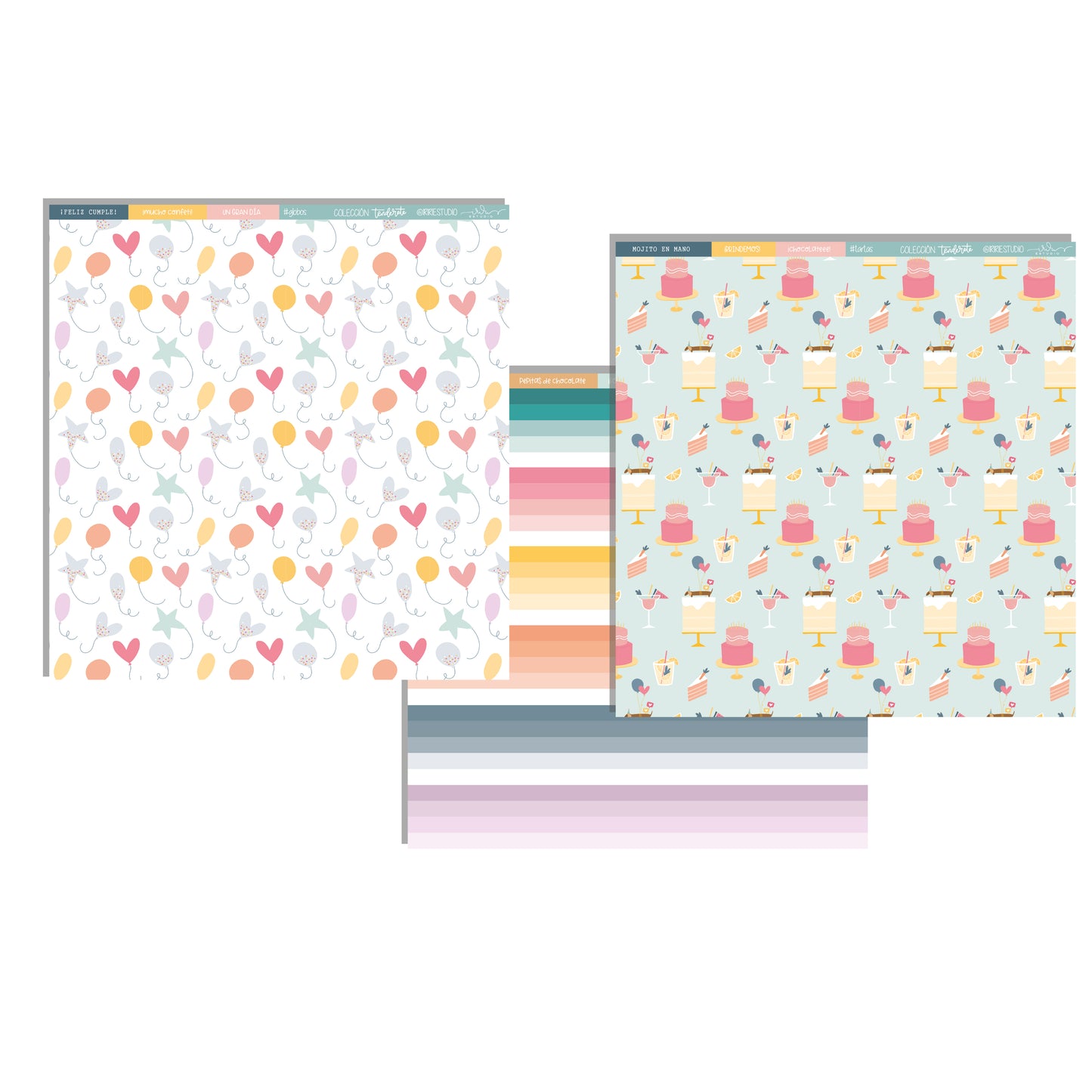 KIT 20 PAPELES TENDERETE 12X12"  -  REPO BAJO PEDIDO - SCRAPBOOKING