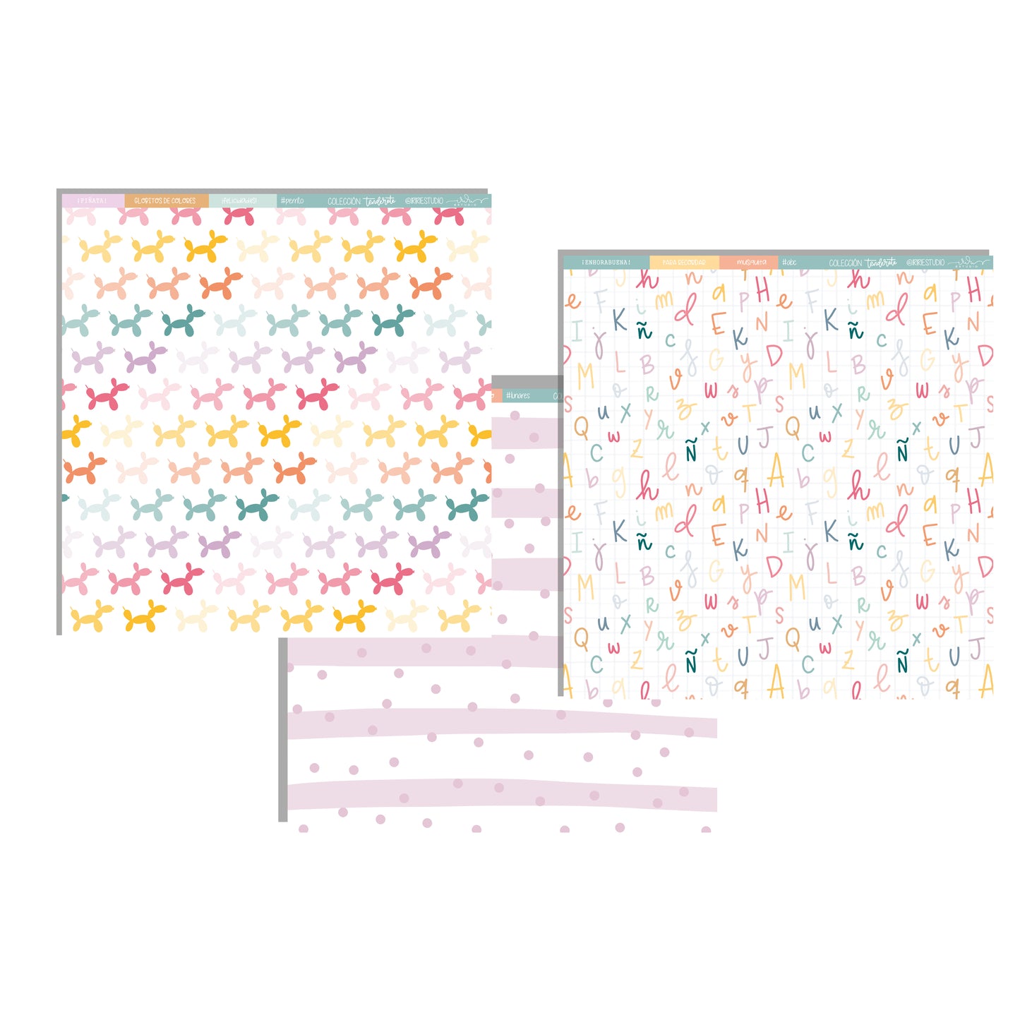 KIT 20 PAPELES TENDERETE 12X12"  -  REPO BAJO PEDIDO - SCRAPBOOKING