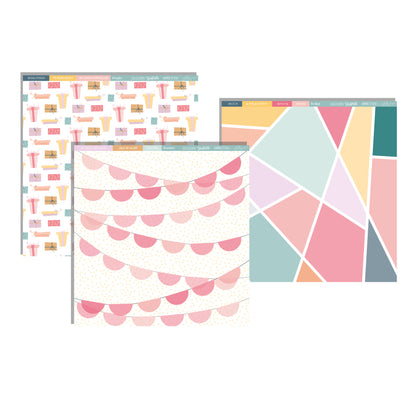 KIT 20 PAPELES TENDERETE 12X12"  -  REPO BAJO PEDIDO - SCRAPBOOKING