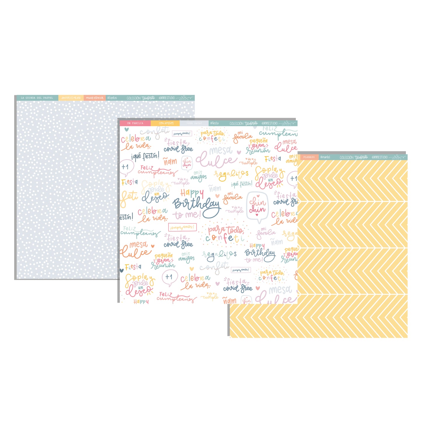KIT 20 PAPELES TENDERETE 12X12"  -  REPO BAJO PEDIDO - SCRAPBOOKING