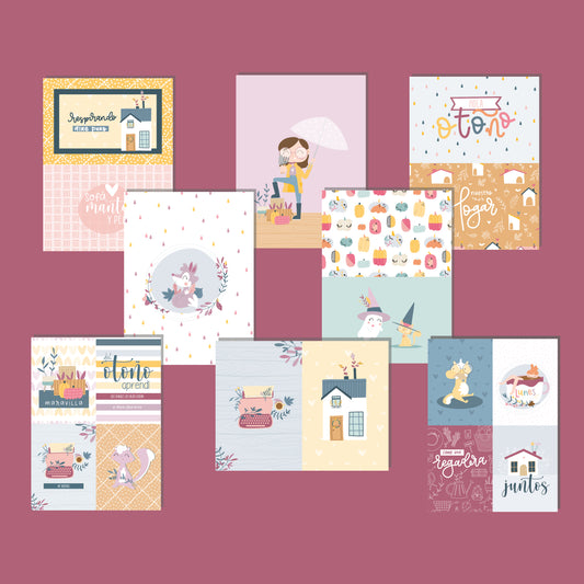 PACK TARJETAS TAMADABA - REPO BAJO PEDIDO - SCRAPBOOKING