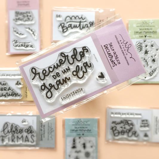 SELLO RECUERDOS (5X7) - BBC  Y EVENTOS - IMPERDIBLES - SCRAPBOOKING