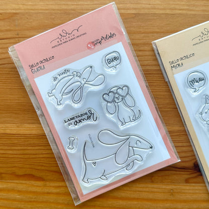 SELLO GUAU - IMPERDIBLES - SCRAPBOOKING