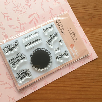 SELLO HECHO A MANO (A7) - IMPERDIBLES - SCRAPBOOKING