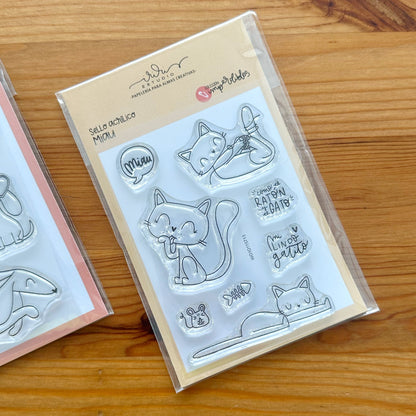 SELLO MIAU - IMPERDIBLES - SCRAPBOOKING