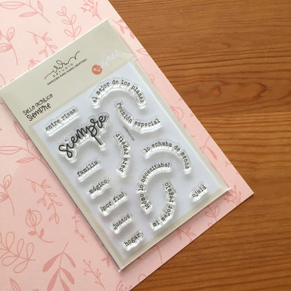 SELLO SIEMPRE (A7) - IMPERDIBLES - SCRAPBOOKING