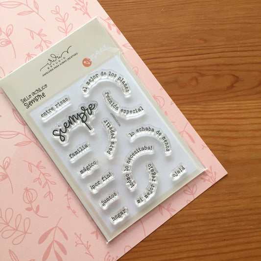 SELLO SIEMPRE (A7) - IMPERDIBLES - SCRAPBOOKING