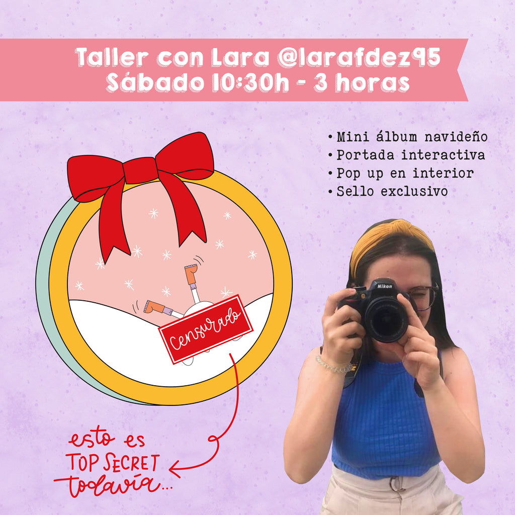 RESERVA TALLER FERIA SÁBADO 4/11 10:30H CON LARA