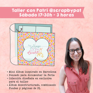 RESERVA TALLER FERIA SÁBADO 4/11 17:30H CON PATRI