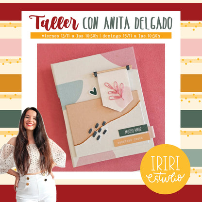 RESERVA TALLER CON ANITA DELGADO - ÁLBUM CALMA - FERIA SCRAP, CREA Y DECORA