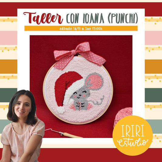 RESERVA TALLER CON IOANA DE PUNCHI - TURRÓN NOEL CON PUNCH NEEDLE - FERIA SCRAP, CREA Y DECORA