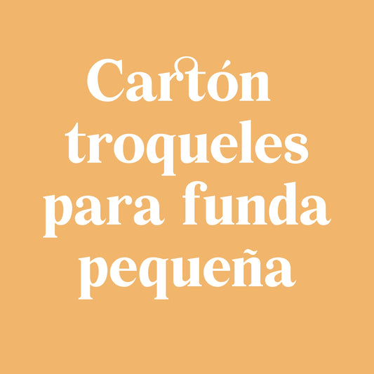 CARTÓN PEQUEÑO TROQUELES REPO BAJO PEDIDO - SCRAPBOOKING