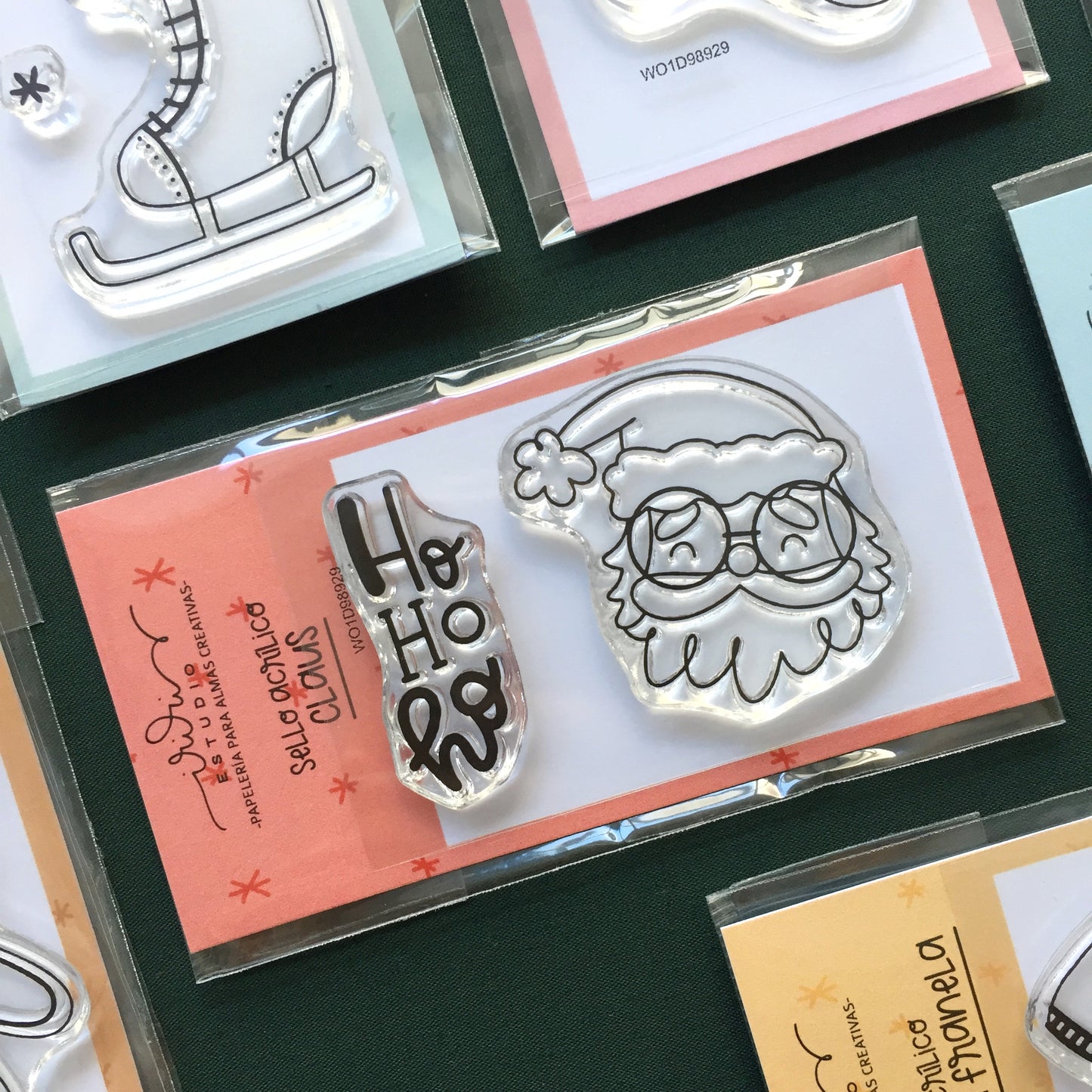 SELLO CLAUS (5X7) - FRANELA - SCRAPBOOKING