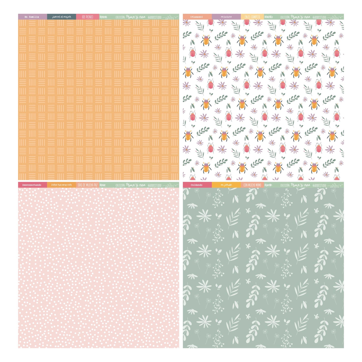 PRIMA Y VERA: COLECC. DIGITAL EXCLUSIVA + TALLER ONLINE (COLAB. CON THE CREATIVE BUNDLE) - SCRAPBOOKING