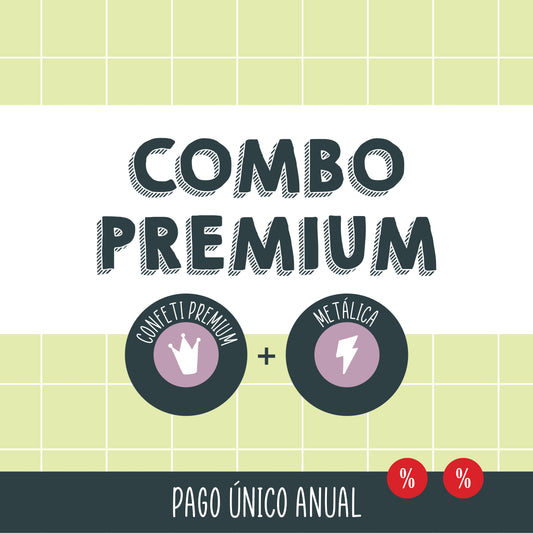 SUSCRIPCIÓN COMBO PREMIUM - PAGO ÚNICO ANUAL - SCRAPBOOKING