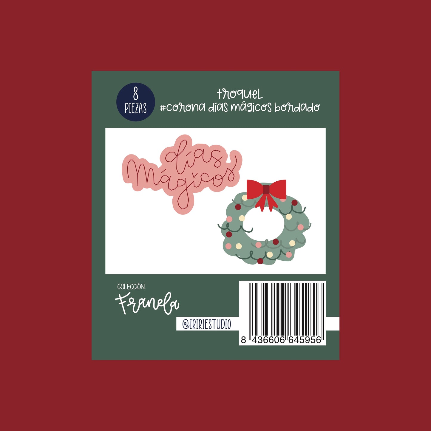 RESERVA TROQUEL CORONA DÍAS MÁGICOS - FRANELA - IMPERDIBLES - SCRAPBOOKING