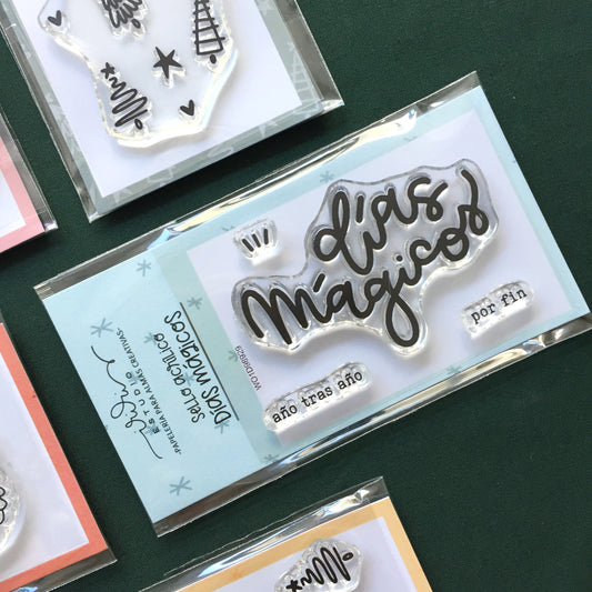 SELLO DÍAS MÁGICOS (5X7) - FRANELA - SCRAPBOOKING