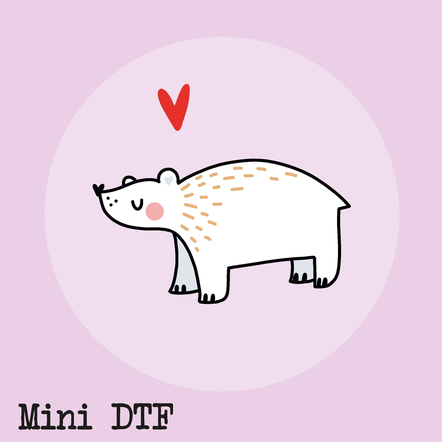 MINI PEGATINA OSOS DTF  - IMPERDIBLES - SCRAPBOOKING