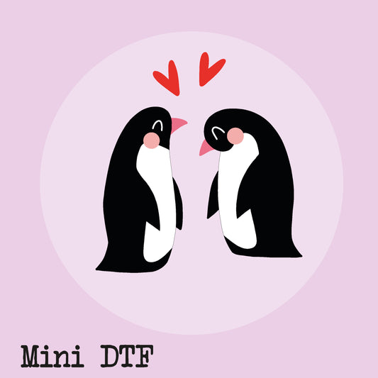 MINI PEGATINA PINGÜINOS DTF  - IMPERDIBLES - SCRAPBOOKING