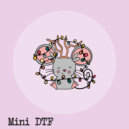 MINI PEGATINA TURRÓN MUÉRDAGO DTF  - IMPERDIBLES - SCRAPBOOKING