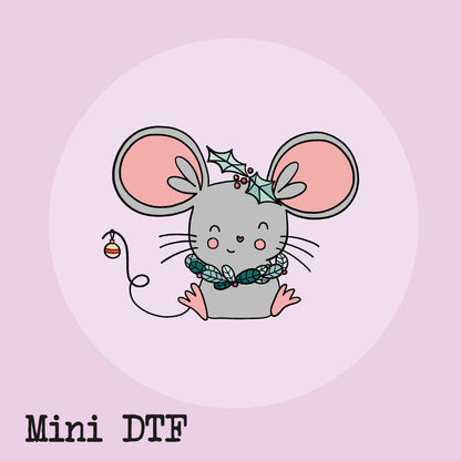 MINI PEGATINA TURRÓN MUÉRDAGO DTF  - IMPERDIBLES - SCRAPBOOKING