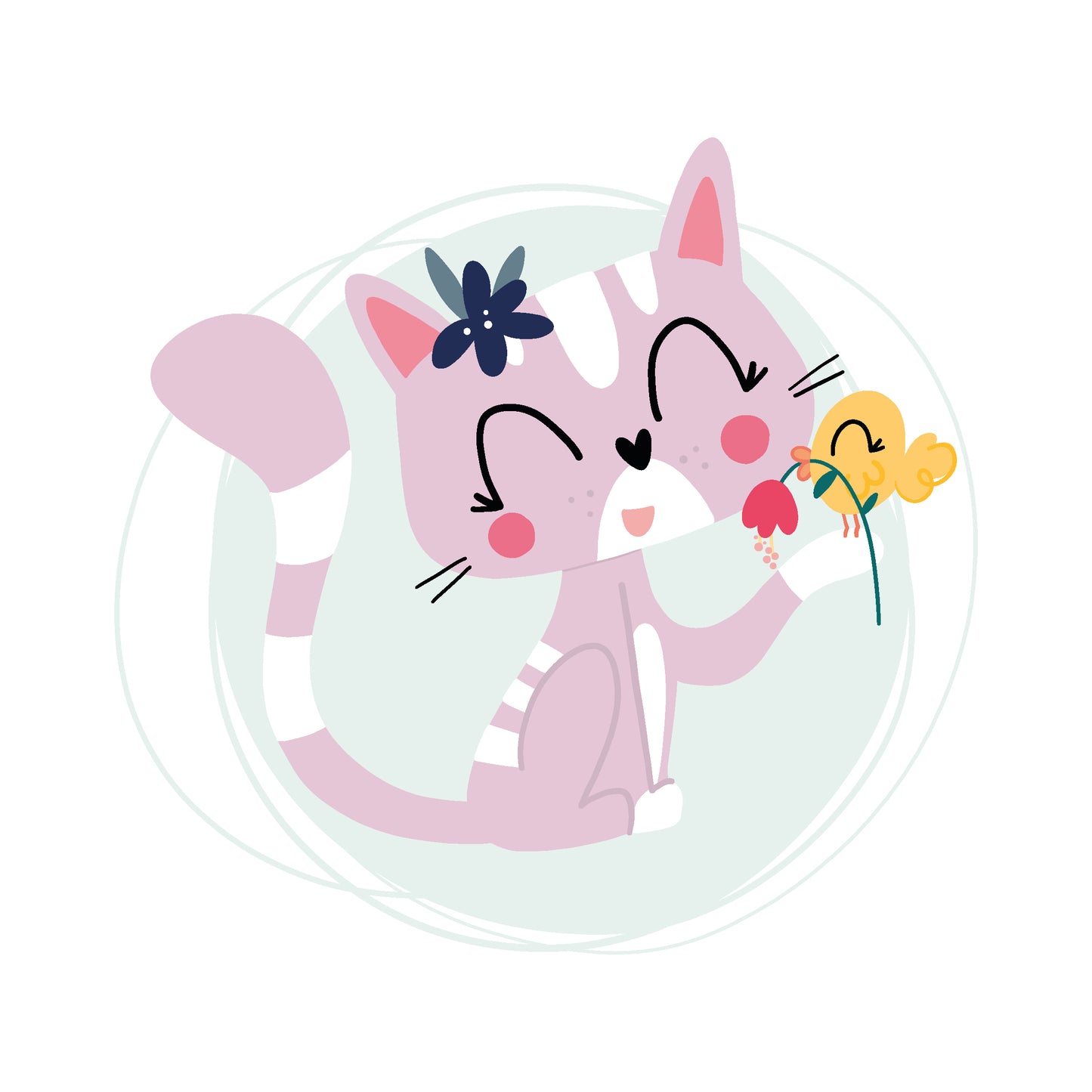 PEGATINA GATO GUAYEDRA DTF  - IMPERDIBLES - REPO BAJO PEDIDO - SCRAPBOOKING