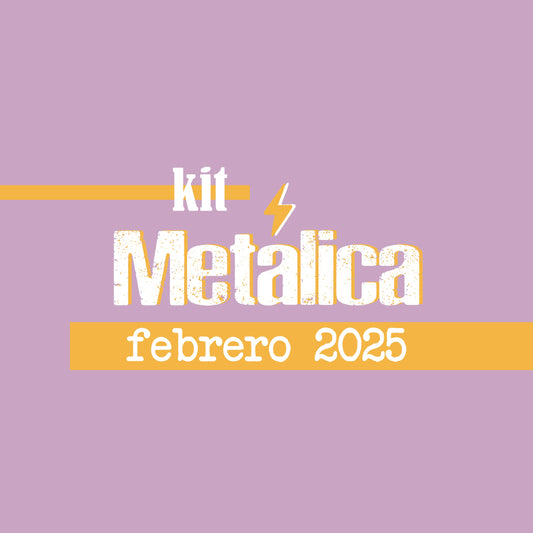 KIT METÁLICA FEBRERO 2025 - SCRAPBOOKING