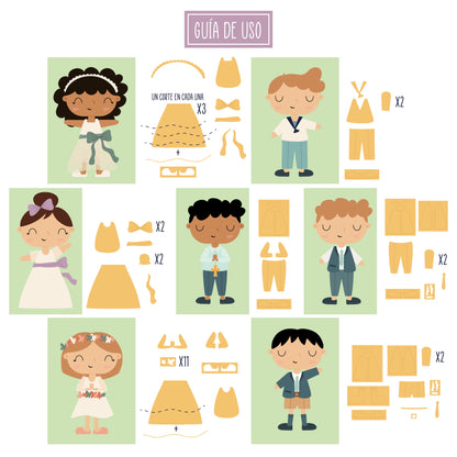 TROQUEL ROPA NOA COMUNIÓN/EVENTOS - BBC Y EVENTOS - COL. INFINITA - SCRAPBOOKING