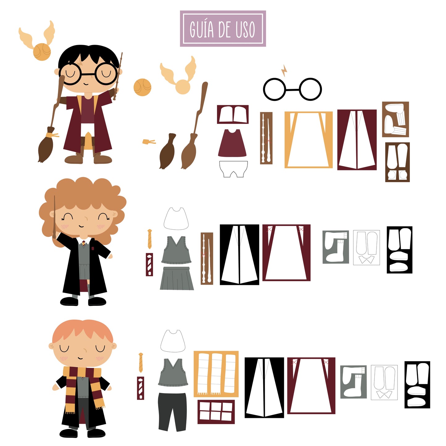 TROQUEL ROPA MAGIA NOA - COL. INFINITA - SCRAPBOOKING