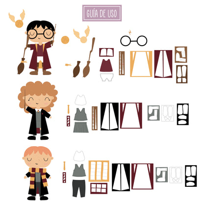 TROQUEL ROPA MAGIA NOA - COL. INFINITA - SCRAPBOOKING