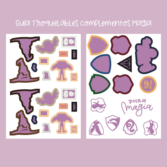 TROQUELABLES COMPLEMENTOS MAGIA - COL. INFINITA - SCRAPBOOKING