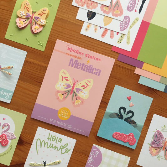 KIT METÁLICA ENERO 2026 - EXCLUSIVO SUSCRIPTORAS - SCRAPBOOKING