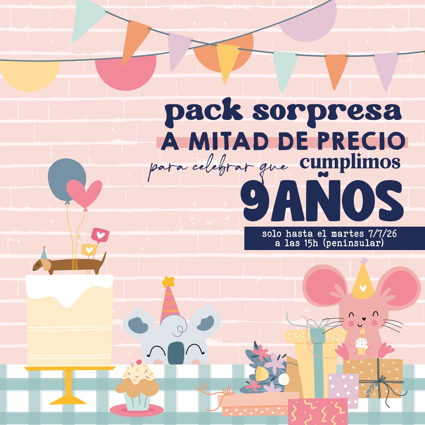 PACK SORPRESA POR EL 9 ANIVERSARIO DE IRIRI ESTUDIO - SCRAPBOOKING