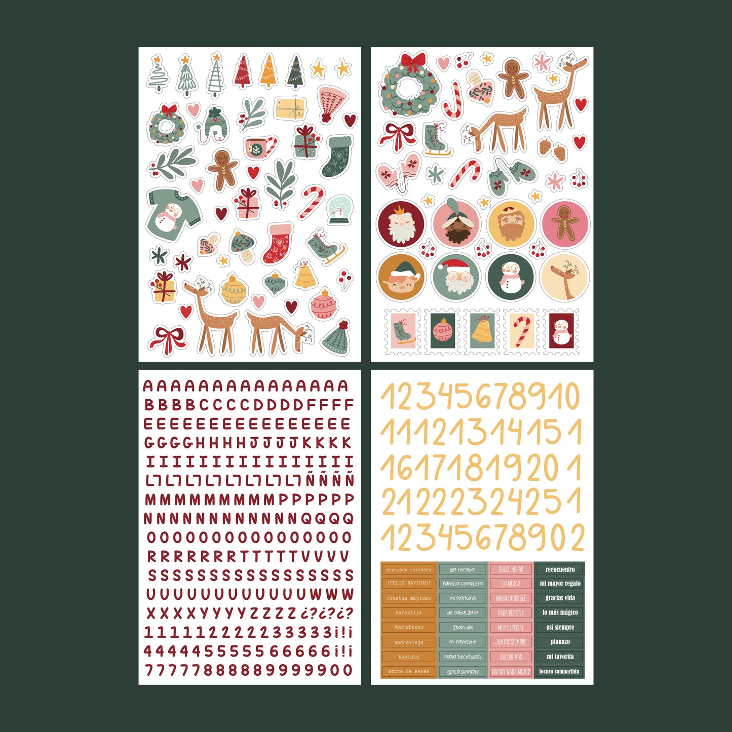 PEGATINAS FRANELA - SCRAPBOOKING