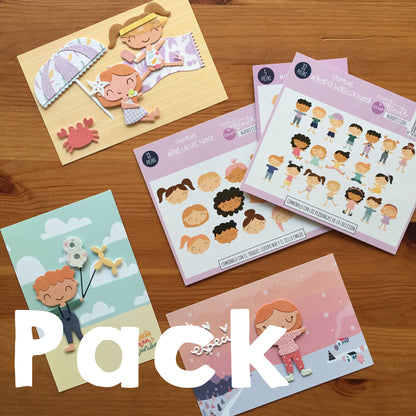 PACK 3 TROQUELES NOA - COL. INFINITA - SCRAPBOOKING