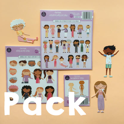 PACK 3 TROQUELES GABI - COL. INFINITA - SCRAPBOOKING