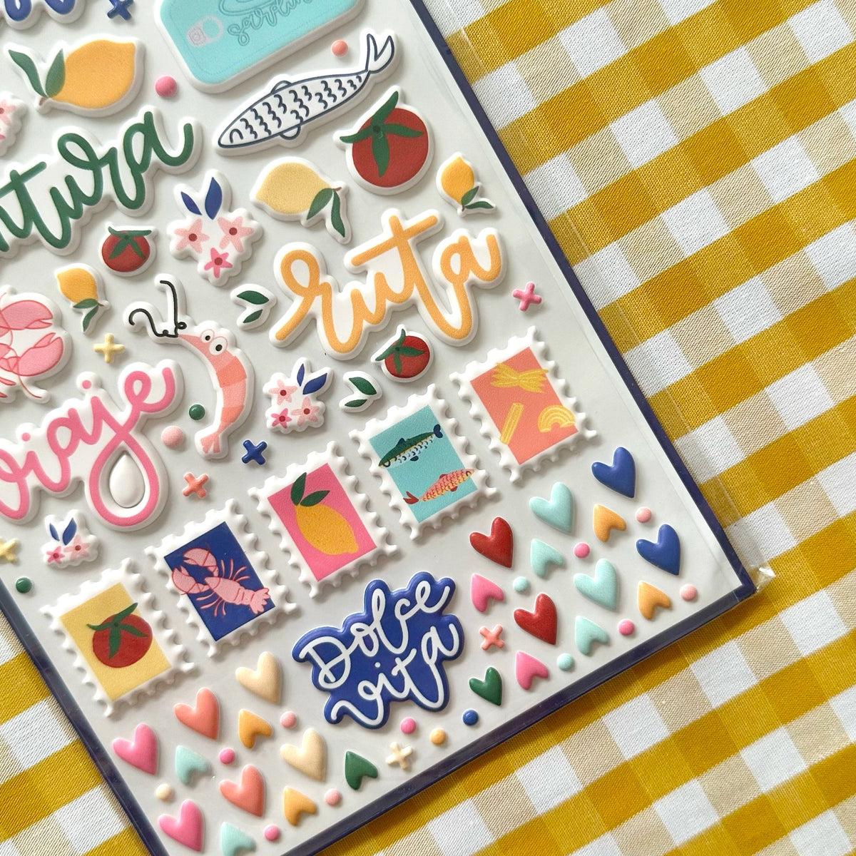 PEGATINAS PUFFY DOLCE VITA - SCRAPBOOKING