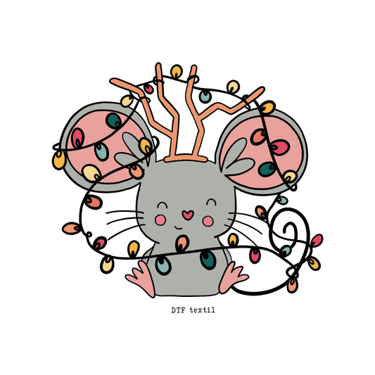 PEGATINA DTF TEXTIL TURRÓN RUDOLF - SCRAPBOOKING