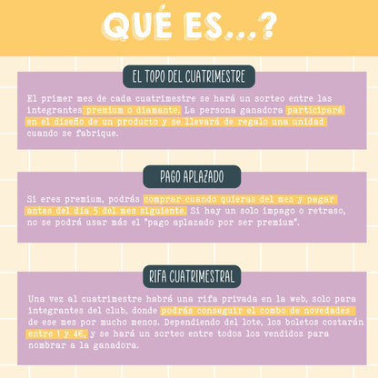 COMBO BÁSICO: METÁLICA + CLUB CONFETI BÁSICO - SUSCRIPCIÓN CUATRIMESTRAL DE PAGO MENSUAL - SCRAPBOOKING