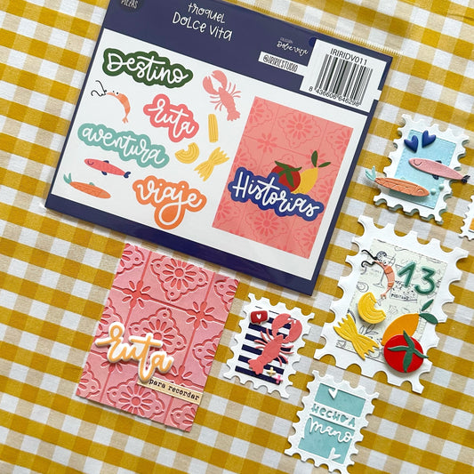 TROQUEL DOLCE VITA - SCRAPBOOKING