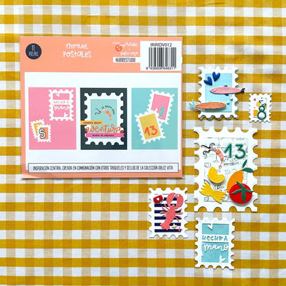 TROQUEL POSTALES - DOLCE VITA - IMPERDIBLES - SCRAPBOOKING