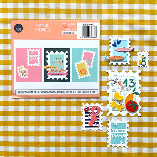 TROQUEL POSTALES - DOLCE VITA - IMPERDIBLES - SCRAPBOOKING