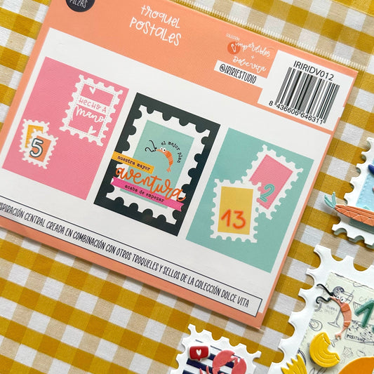 TROQUEL POSTALES - DOLCE VITA - IMPERDIBLES - SCRAPBOOKING