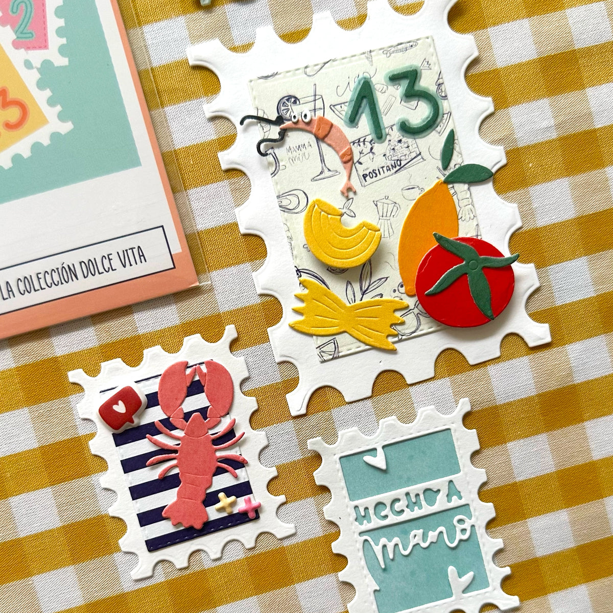 TROQUEL POSTALES - DOLCE VITA - IMPERDIBLES - SCRAPBOOKING