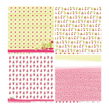 KIT 20 PAPELES CONFETI 12X12" - REPO BAJO PEDIDO - SCRAPBOOKING