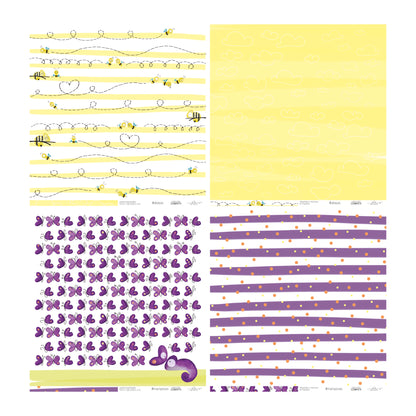 KIT 20 PAPELES CONFETI 12X12" - REPO BAJO PEDIDO - SCRAPBOOKING